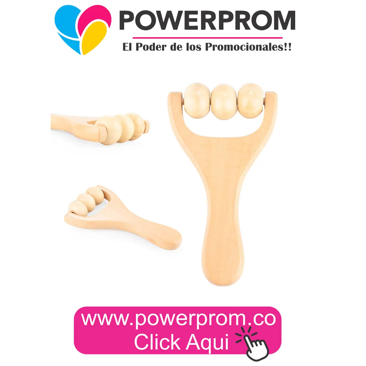 Masajeador Pamper personalizado en Bogotá y principales capitales.