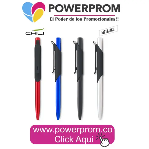 SKIL – bolígrafo metálico personalizado para marcas en Colombia