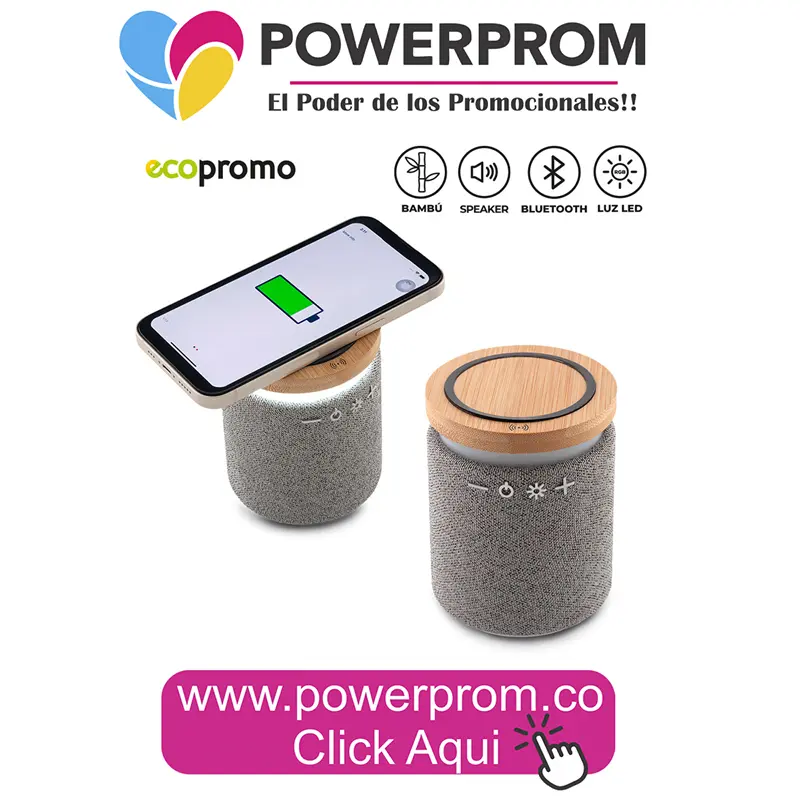 Parlante Bluetooth Novark promocional premium Bogotá y Medellín