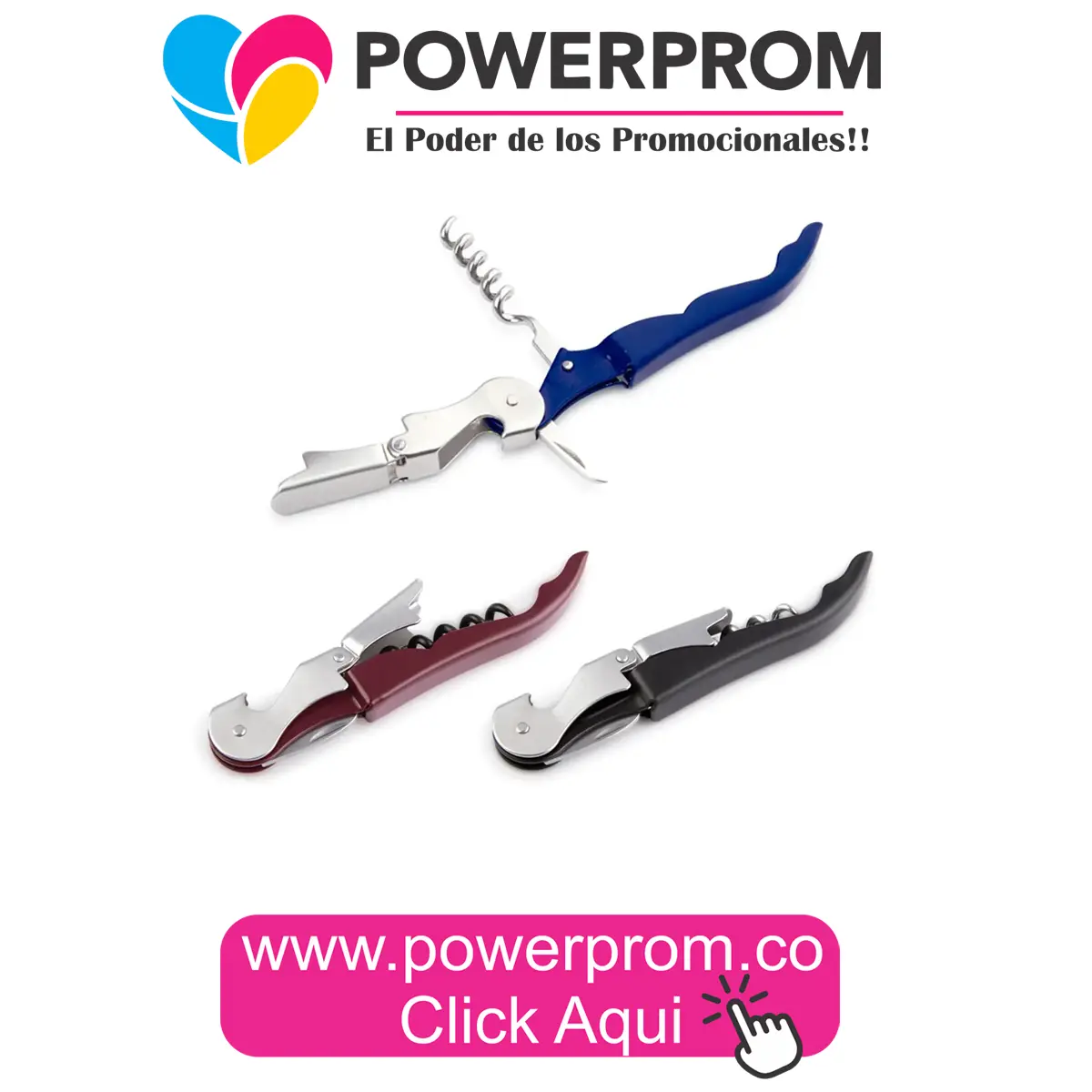 Sacacorchos 2 tiempos en Engativá, Chapinero, Suba, Medellín y Barranquilla