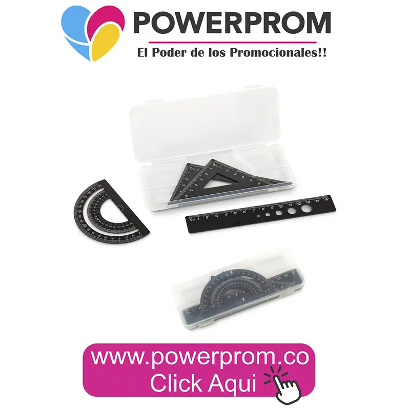 set de reglas metálicas