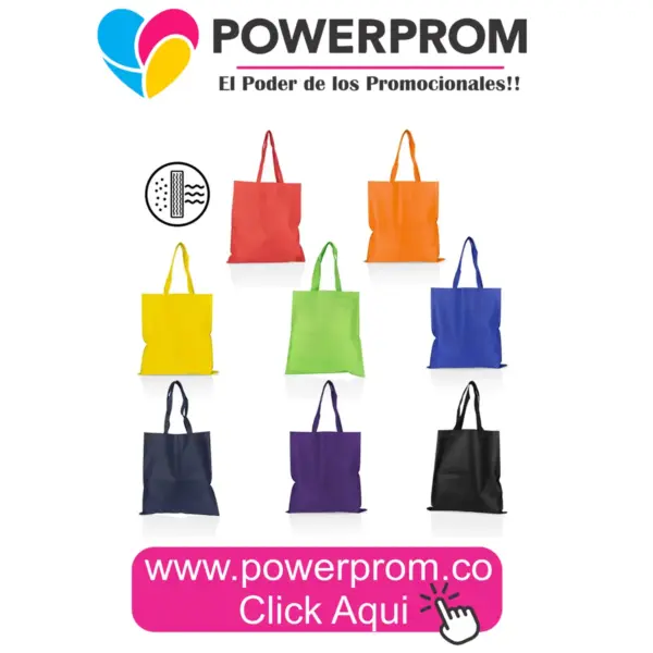 Slim Bag Pro Cambrel personalizada para eventos empresariales y campañas publicitarias en Bogotá y Colombia.