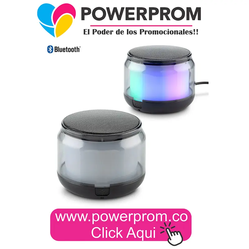 Speaker Bluetooth Callum promocional con logo en Bogotá y Medellín