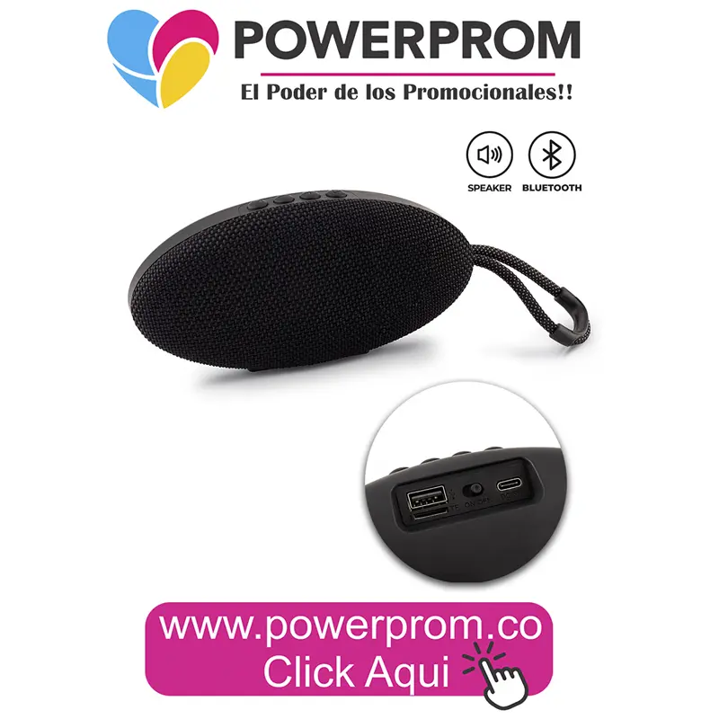 Speaker Bluetooth Fyra promocional Bogotá y Medellín