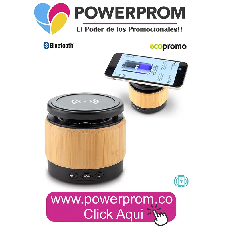 Speaker Bluetooth Mack promocional en Bogotá y Cali