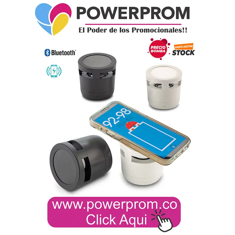 : Parlante Bluetooth Wyn 2-1 promocional Bogotá y Medellín