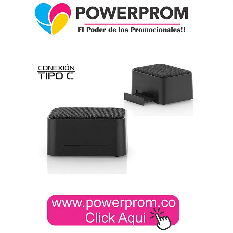 Altavoz Holder personalizado | Parlante promocional funcional – PowerProm