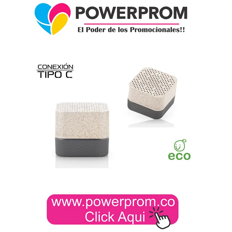 Altavoz Cream promocional Bogotá y Cali