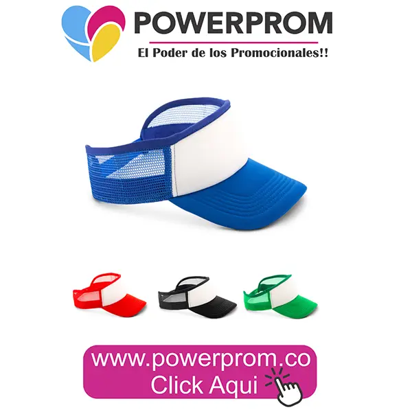 Visera Trucker promocional personalizada para empresas en Bogotá y Medellín