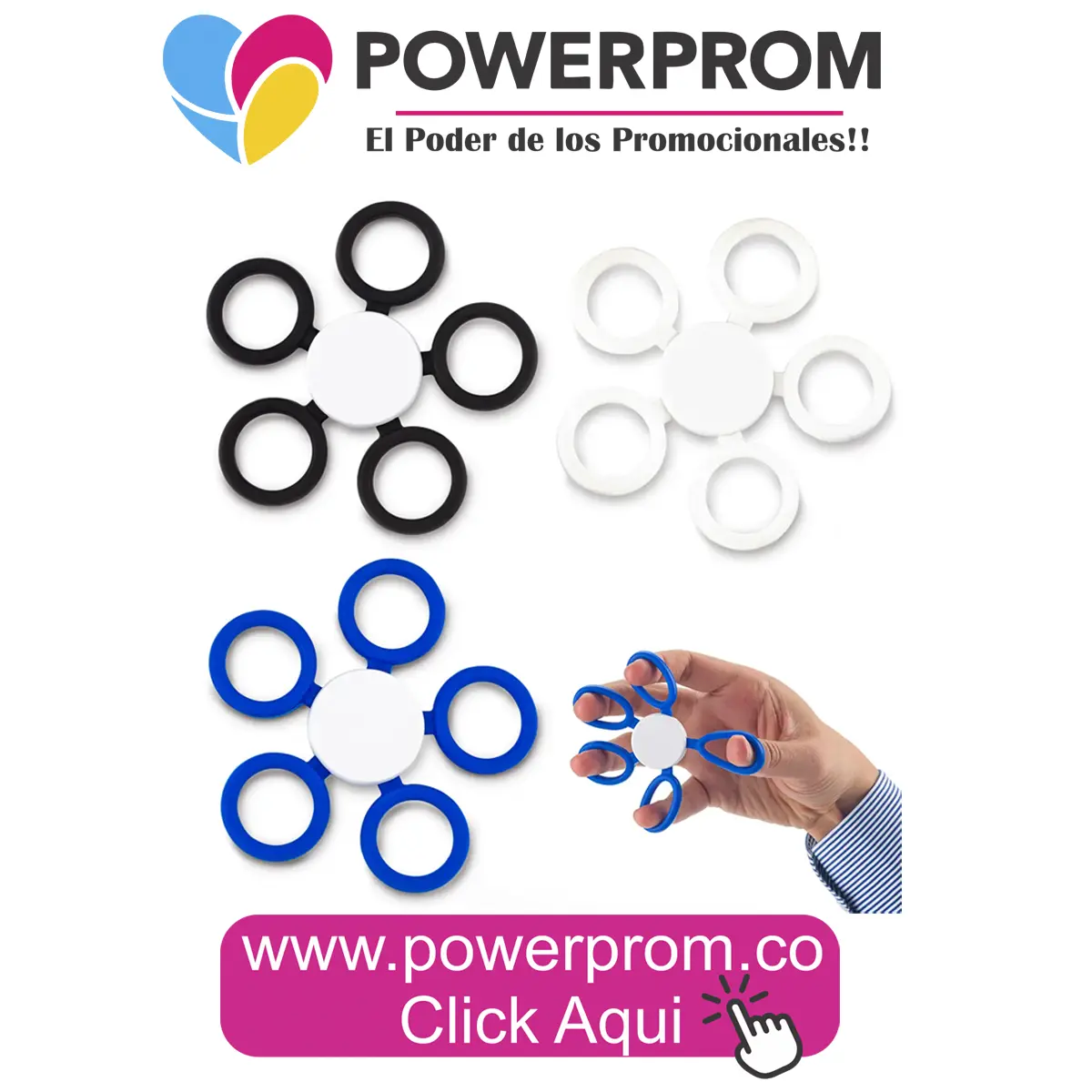 Banda finger antiestrés en Bogotá (Usme, Ciudad Bolívar, Kennedy) y principales ciudades – PowerProm