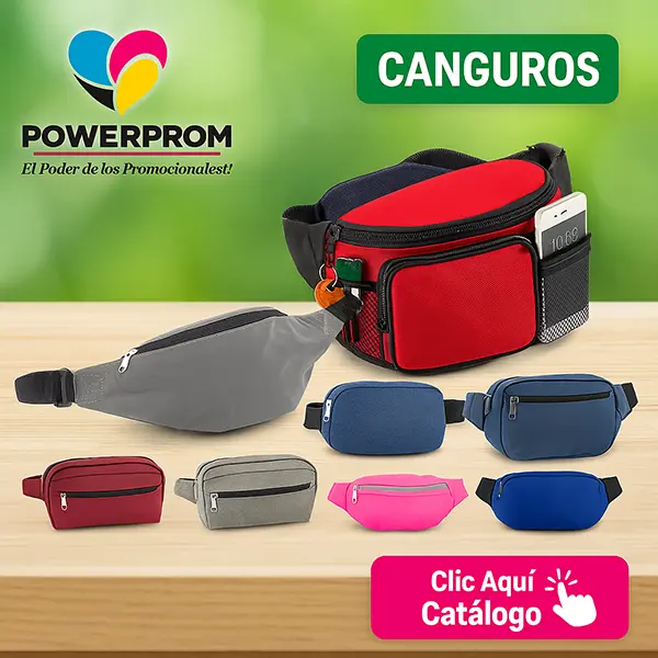 canguros promocionales personalizados colombia powerprom