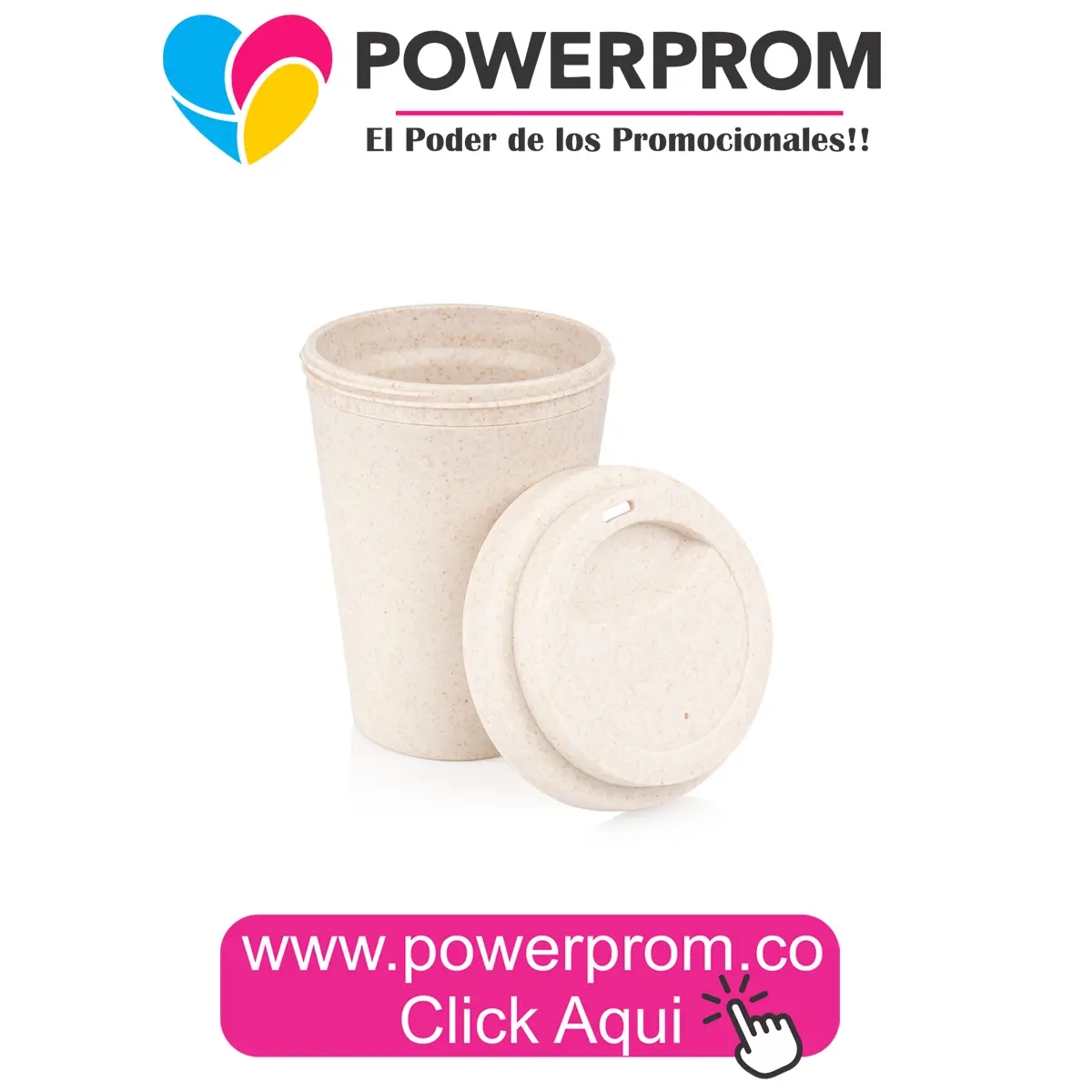 Vaso Mokka Trigo 350 ml 12 oz eco personalizable