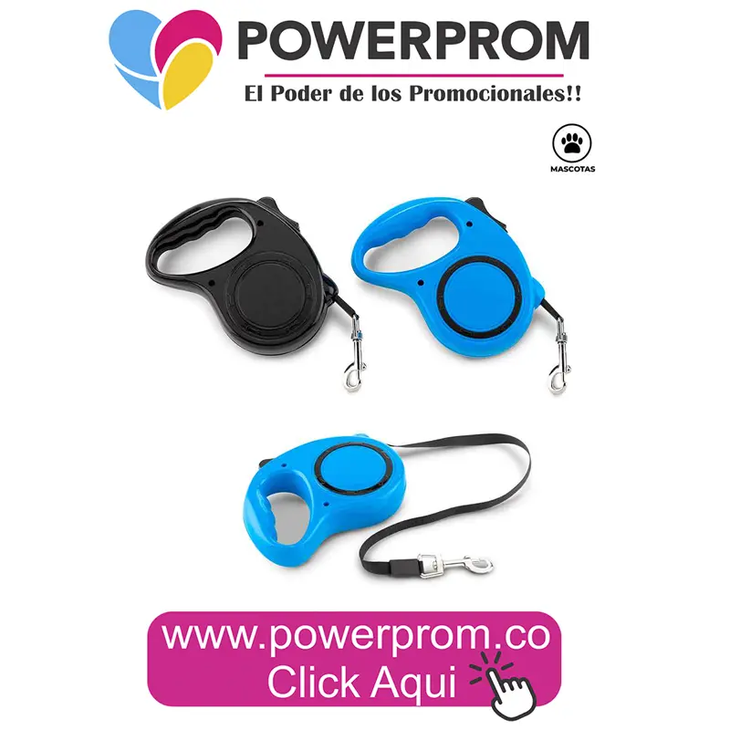 Correa para mascota resistente con mosquetón, personalizada con logo