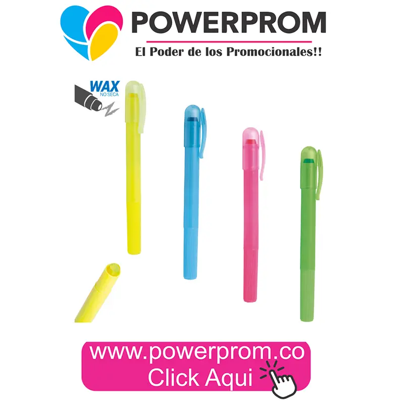 Resaltador Gel Queen Personalizado con Logo | PowerProm Colombia