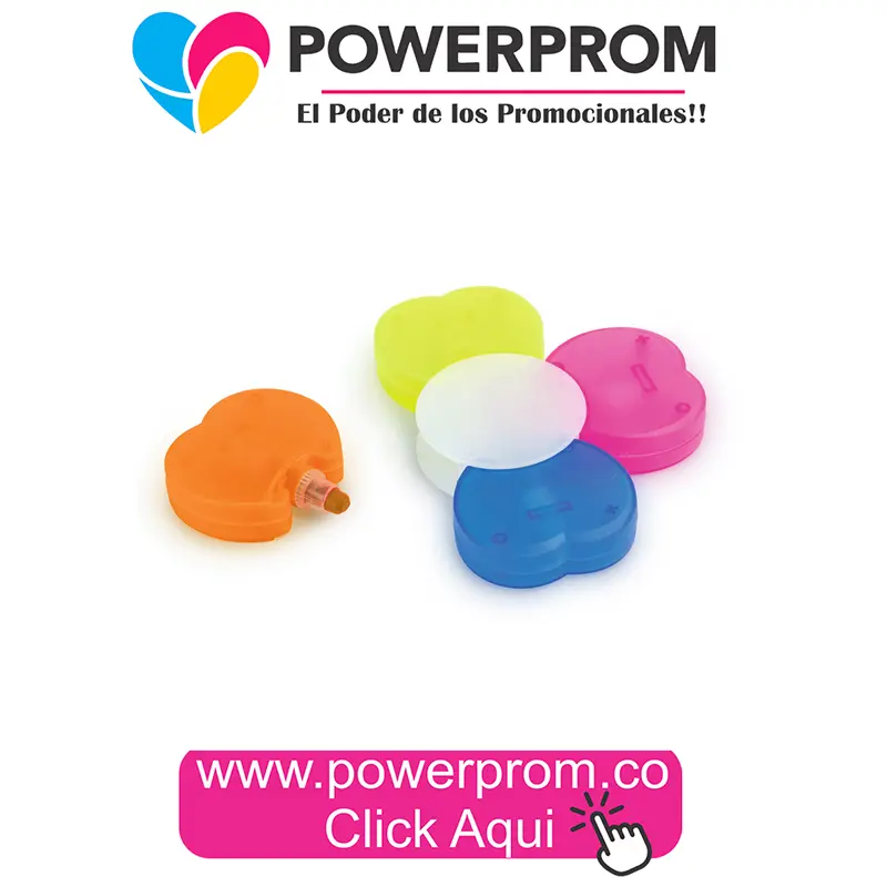 Resaltador Flower Personalizado con Logo | PowerProm Colombia