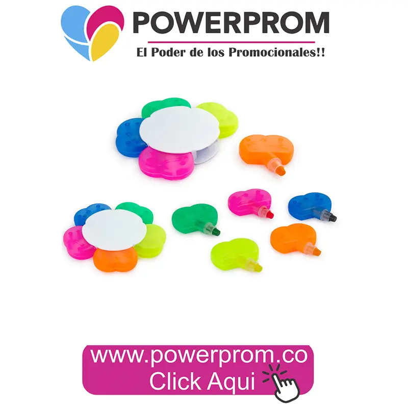 Resaltador Spring Personalizado con Logo | PowerProm Colombia