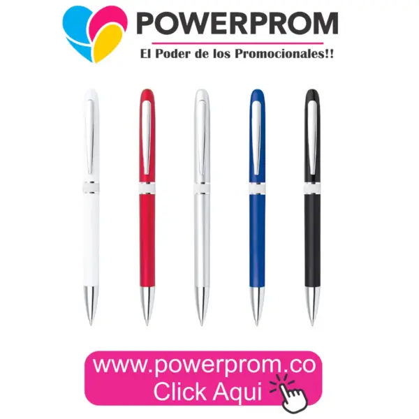 ES0369 Bolígrafo Charente plástico personalizado para empresas – Colombia