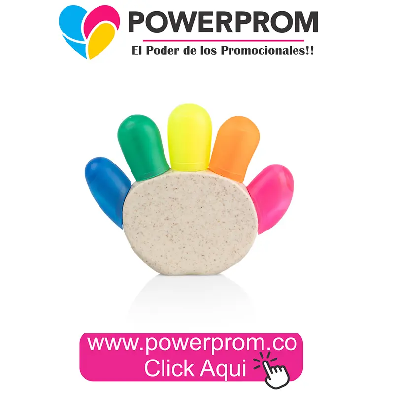 Resaltador Hand Trigo personalizado | PowerProm Bogotá