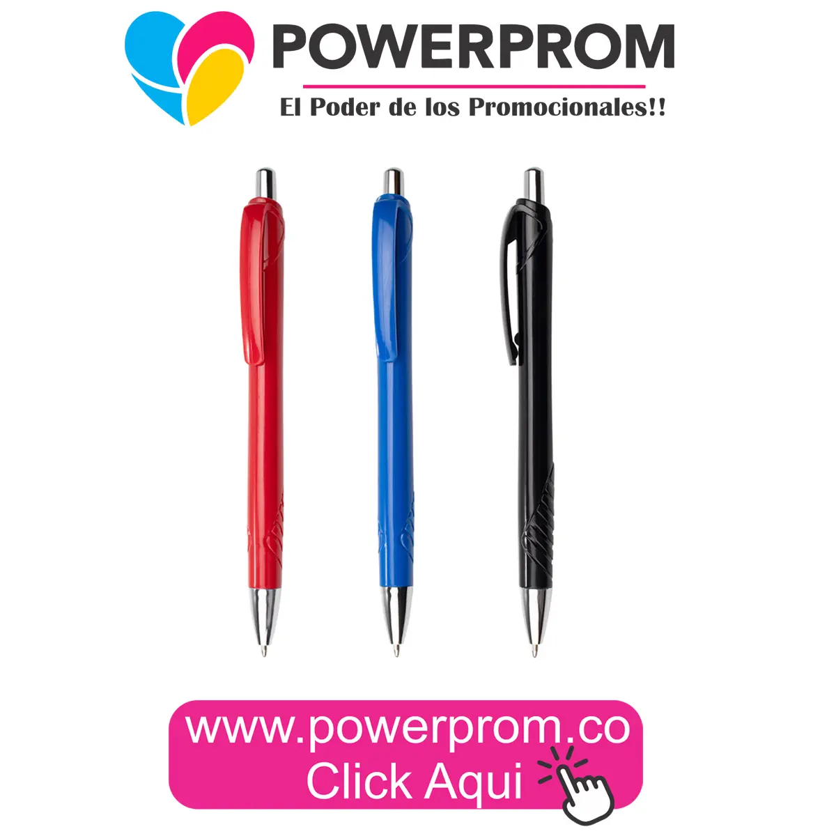 ES0997 Bolígrafo Aveiro plástico personalizado – Colombia