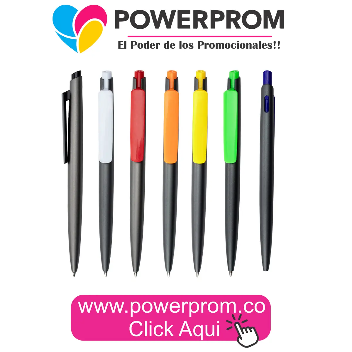 ES1017 Bolígrafo Fiume plástico personalizado – Colombia