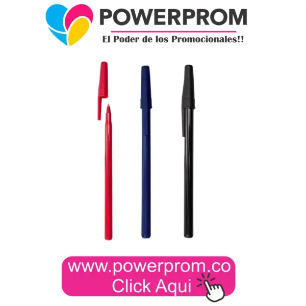 ES1020 Bolígrafo Riga plástico personalizado – Colombia