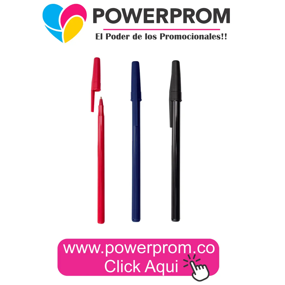 ES1020 Bolígrafo Riga plástico personalizado – Colombia