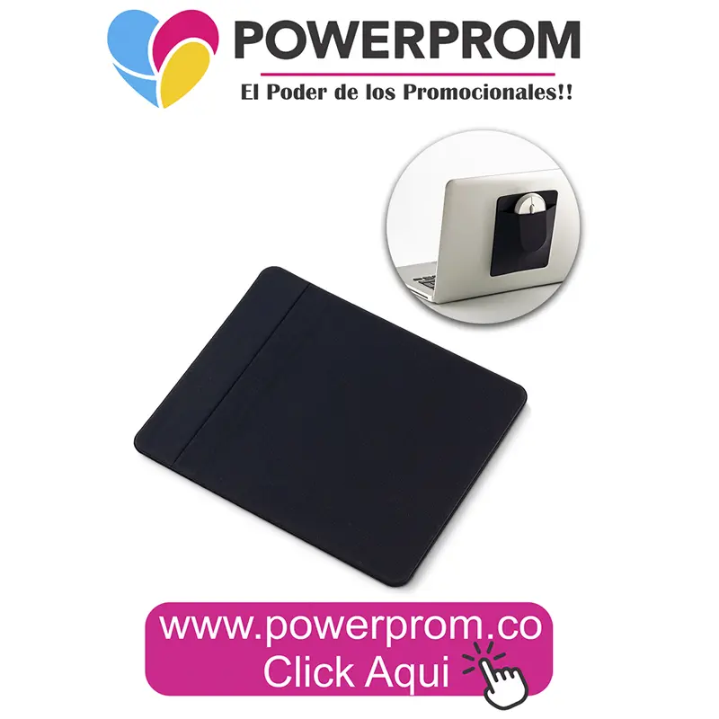 funda para mouse personalizada con logo corporativo en Bogotá y principales ciudades de Colombia.