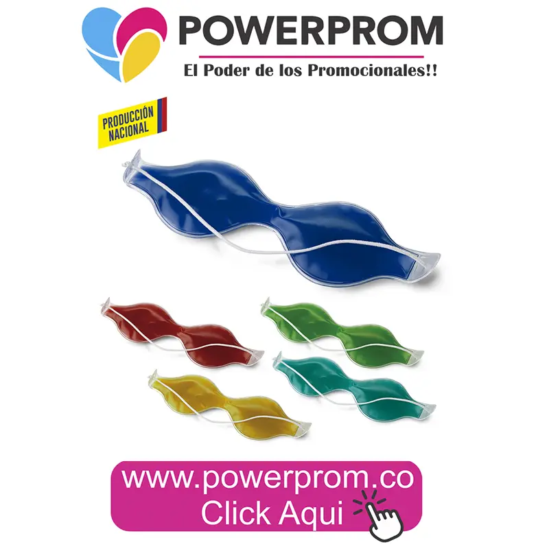 Antifaz o gafas terapéuticas de gel para terapia ocular personalizadas