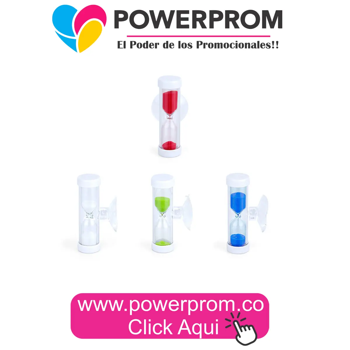 HO0290 Reloj de Arena 4 Minutos personalizado con logo – Colombia
