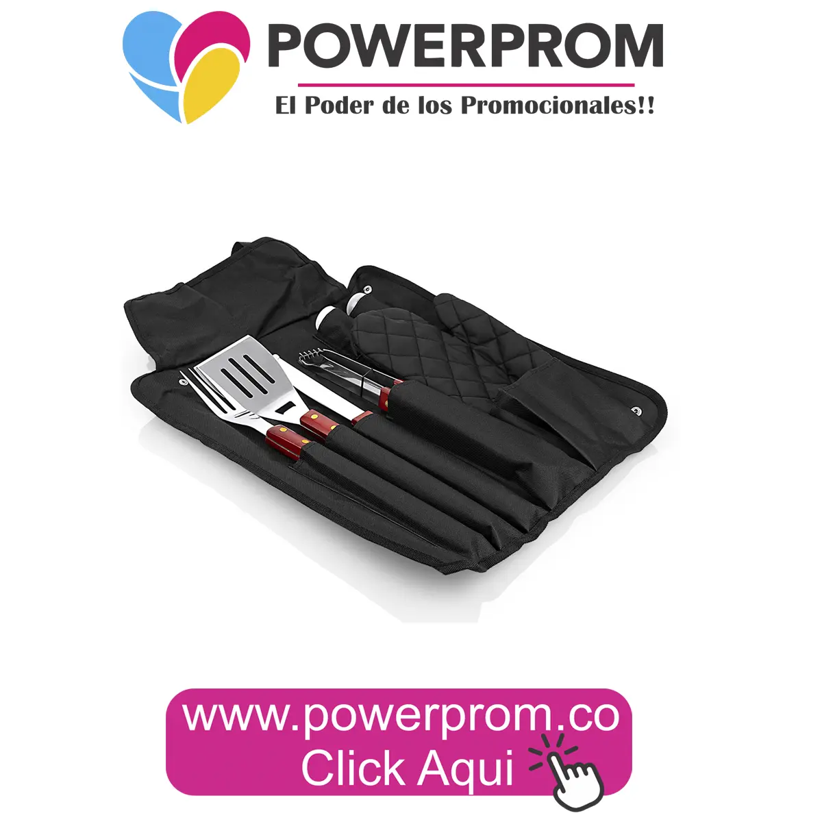 HO0370 Delantal BBQ personalizado para parrilla y eventos empresariales – Colombia