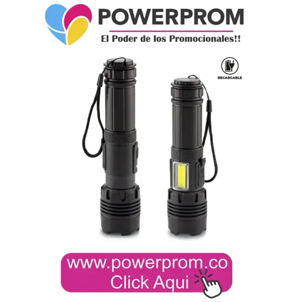Linterna ULTAN recargable de alto rendimiento con logo