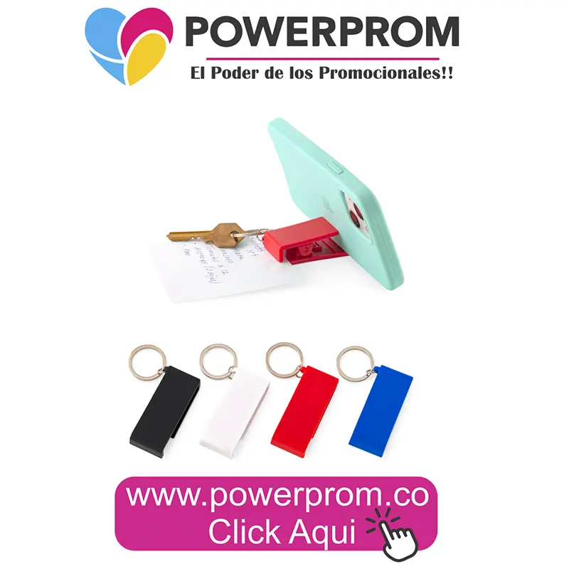 Llavero portacelular NOOK soporte para smartphone personalizado