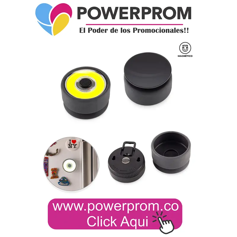 Luz portable WORK tipo taller con logo – Colombia