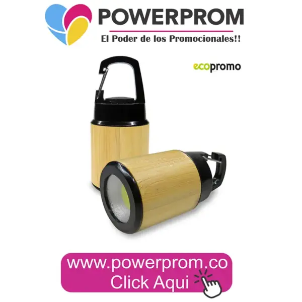 Linterna carabinero en bambú ecológica personalizada – Colombia
