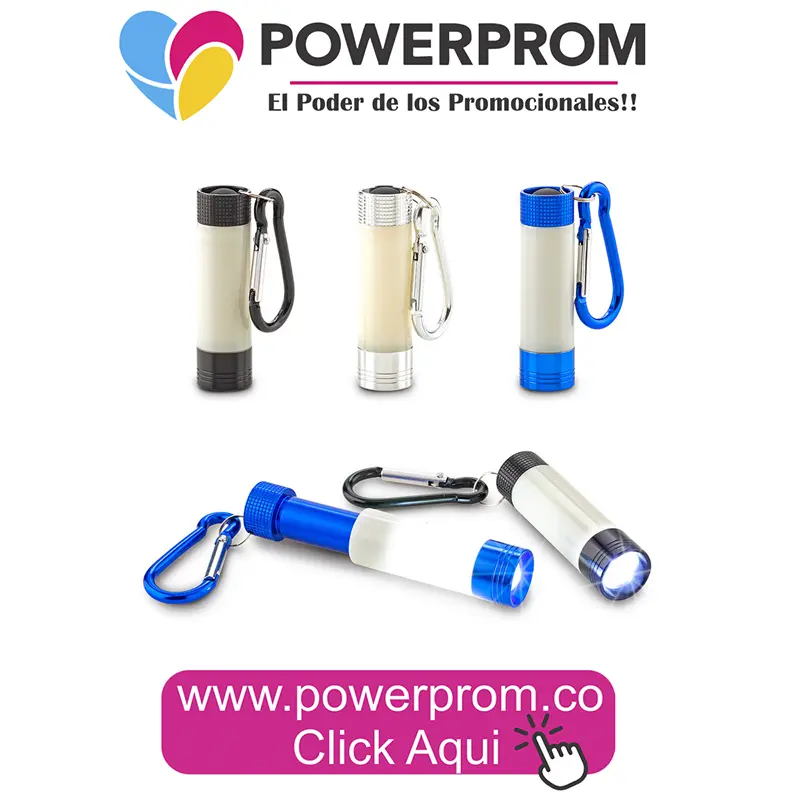 Llavero linterna Lamp con impresión de marca – Colombia