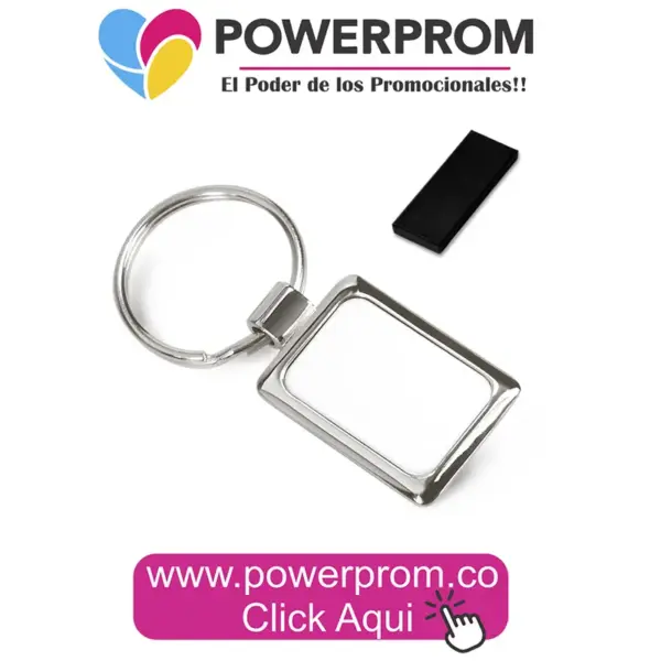 Llavero metálico ML-103 personalizado con grabado láser