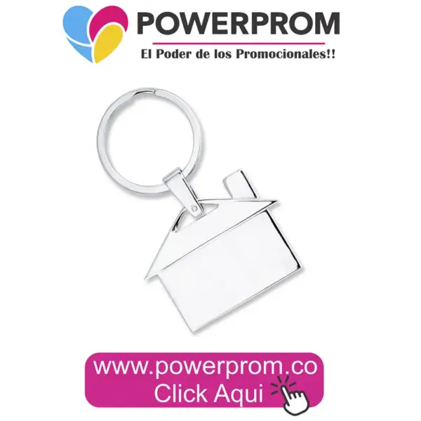 Llavero ML-196 metálico con área amplia para logo