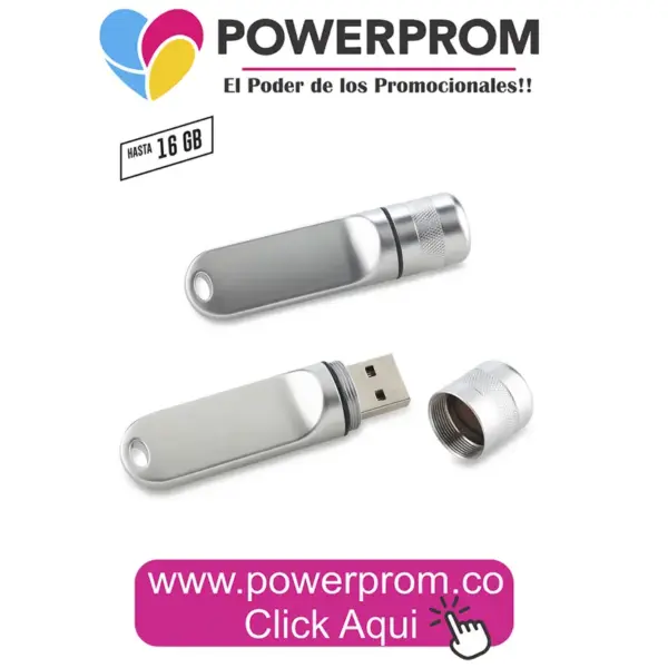 Memoria USB Braxton metálica ejecutiva personalizada