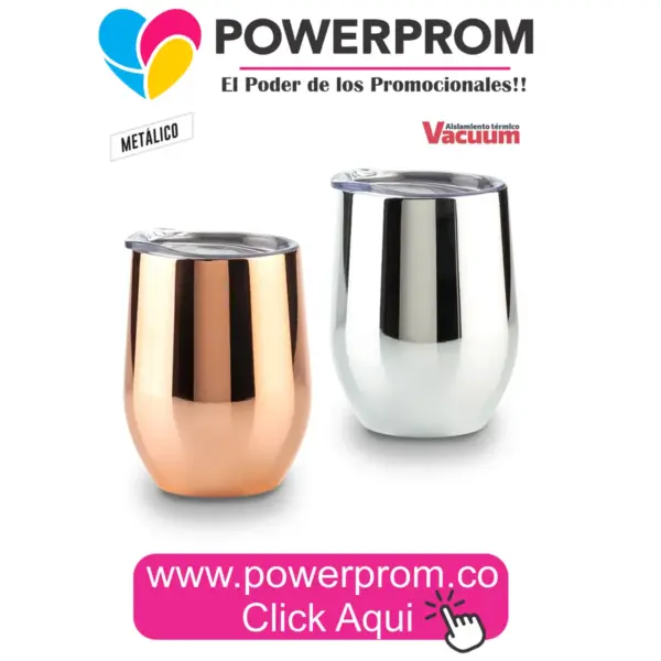 Mug metálico Harlem 350 ml personalizable