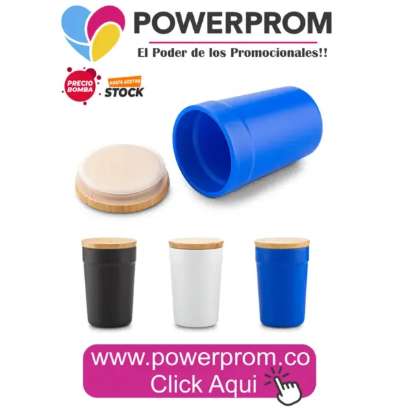 Mug plástico Idris 300 ml personalizable para campañas masivas