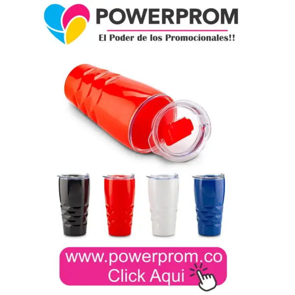 Mug plástico Pacific 450 ml personalizable de gran capacidad