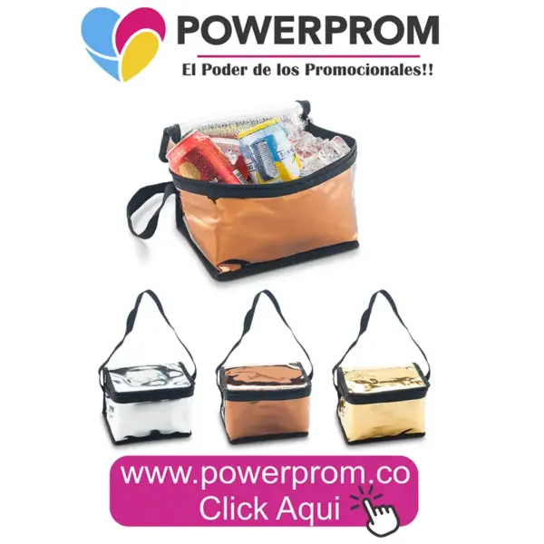 Nevera Cooler Bag Ava personalizada con correa