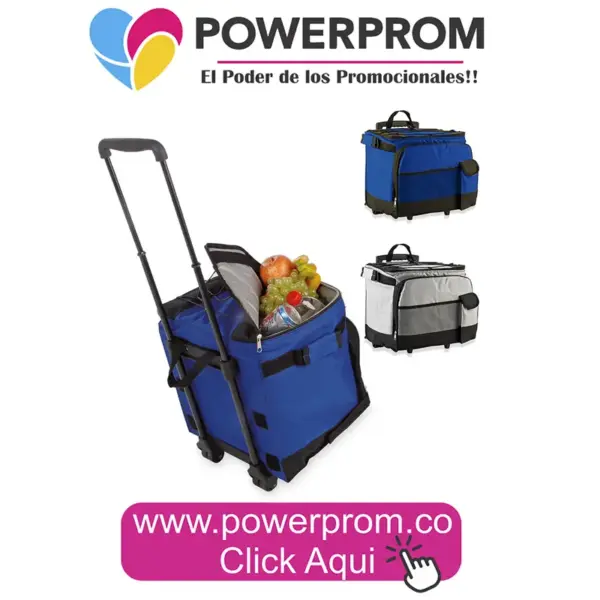 Nevera Cooler Trolley con ruedas personalizada