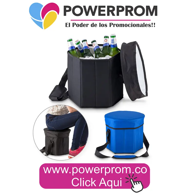 Nevera Cooler Hexagon personalizada con diseño geométrico