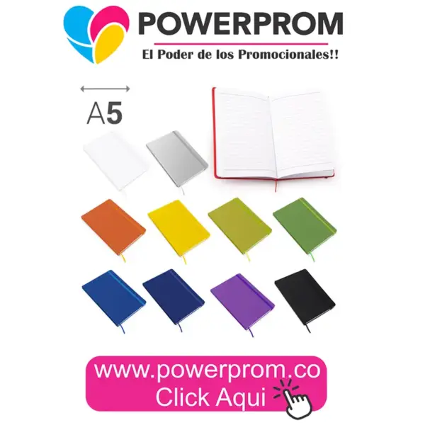 OF0190 Libreta Ejecutiva personalizada con logo – Colombia