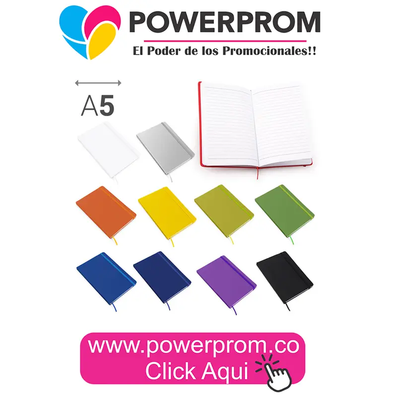 OF0190 Libreta Ejecutiva personalizada con logo – Colombia