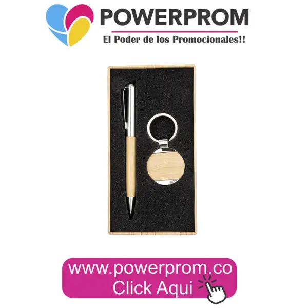 Set Ejecutivo Andrómeda personalizado con logo empresarial PowerProm