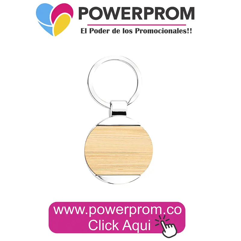 Llavero Bambú Teddy ecológico personalizado con grabado