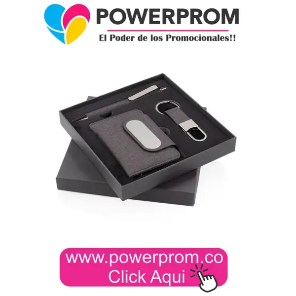 Set Ejecutivo Density personalizado para regalos empresariales PowerProm