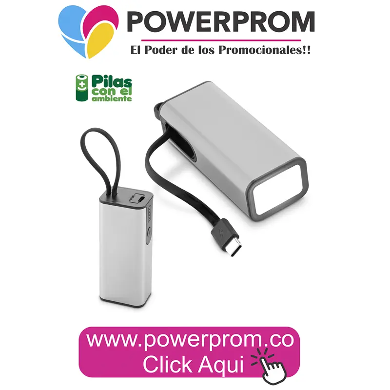 Batería recargable 5000 mAh para linterna con logo – Colombia